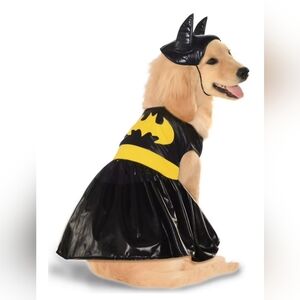 Rubie's Batgirl Costume for Pet NWT Size Large Dress and Head Piece